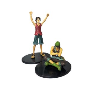SET DE FIGURAS LUFFY Y USOPP - ONE PIECE