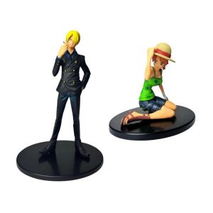 SET DE 2 FIGURAS ONE PIECE NAMI/SANJI DRAMATIC SHOW VOL.2 15CM