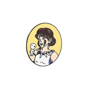 PIN METALICO DE SAN (PRINCESA MONONOKE) - STUDIO GHIBLI