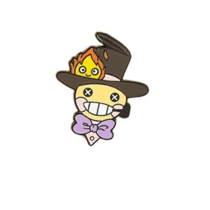 PIN METALICO DE CABEZA DE NABO (CASTILLO AMBULANTE) - STUDIO GHIBLI