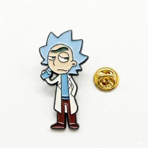 PIN METALICO RICK- RICK&MORTY