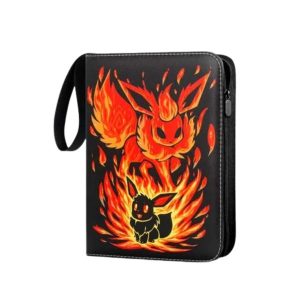 ESTUCHE GENERICO PARA CARTAS POKEMON DE FLAREON