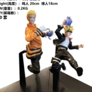 SET DE 2 FIGURAS NARUTO/BORUTO 10CM