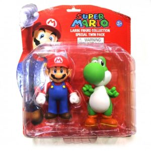 SET DE FIGURAS MARIO Y YOSHI - MARIO BROS