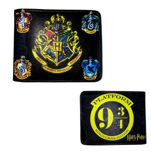 BILLETERA DE ESCUDO HOGWARTS - HARRY POTTER