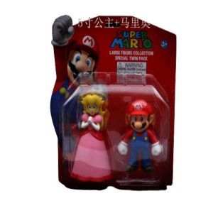 SET DE FIGURAS MARIO Y PEACH - MARIO BROS 2 UNIDADES