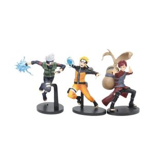 FIGURAS DE COLECCIÓN ESPECIALES NARUTO 3 UNIDADES