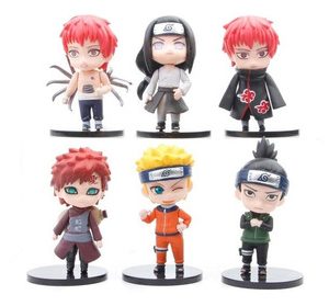 COLECCIÓN DE FIGURAS NARUTO 6 UNIDADES