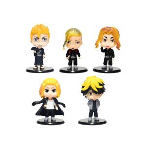 FIGURAS DE COLECCIÓN CHIBI TOKYO REVENGERS 5 UNIDADES