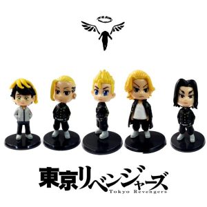 FIGURAS DE COLECCIÓN CHIBI TOKYO REVENGERS 5 UNIDADES