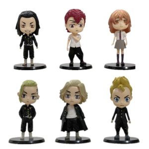 FIGURAS DE COLECCIÓN TOKYO REVENGERS 6 UNIDADES 11 CM