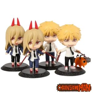 COLECCIÓN DE CHAINSAW MAN 4 UNIDADES