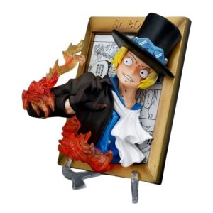 FIGURA (CUADRO) DE COLECCION DE SABO / ONE PIECE