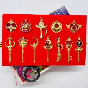 SET DE DIJES DE SAILOR MOON DORADO