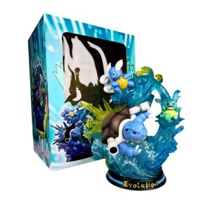 FIGURA DE SQUIRTLE Y SUS EVOLUCIONES - POKEMON