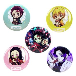 PIN INDIVIDUAL DE KIMETSU NO YAIBA - VARIOS ESTILOS A ELEGIR