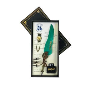 SET DE PLUMA VERDE - HARRY POTTER