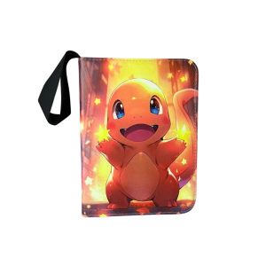 ESTUCHE GENERICO PARA CARTAS POKEMON DE CHARMANDER