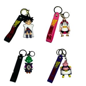 LLAVERO DE GOMA DE DRAGON BALL VARIOS ESTILOS A ELEGIR