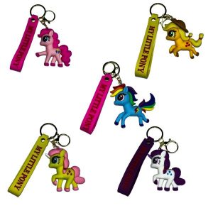 LLAVERO DE GOMA DE MY LITTLE PONY VARIOS ESTILOS A ELEGIR