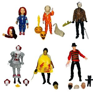 SET DE FIGURAS DE TERROR SLASHERS