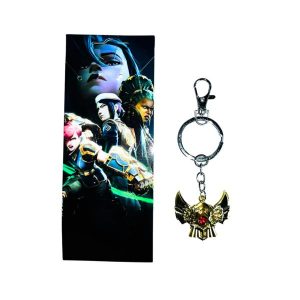 LLAVERO INSIGNIA ORO - LEAGUE OF LEGENDS