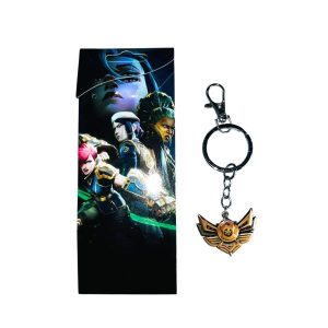 LLAVERO DE INSIGNIA ORO - LEAGUE OF LEGENDS