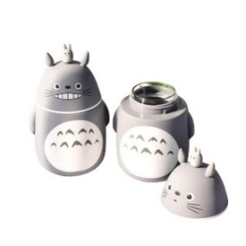 BOTELLA INFANTIL 300ML MODELO 17052 CON DISEÑO TOTORO SONRISA