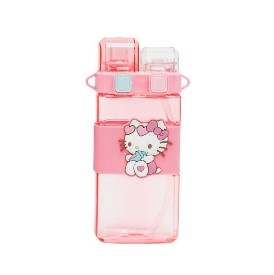 BOTELLA INFANTIL DOBLE 520ML MODELO 3077A CON DISEÑO SANRIO HELLO KITTY