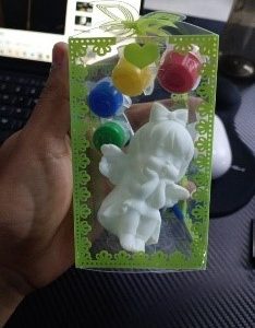 FIGURA DE PLASTICO PARA COLOREAR MIX DISEÑO