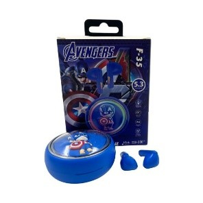 AUDIFONOS BLUETOOTH F-35 CAPITAN AMERICA - MARVEL